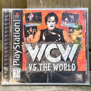 WCW vs. The World (Sony PlayStation 1, 1997) PS1 With Manual Wrestling